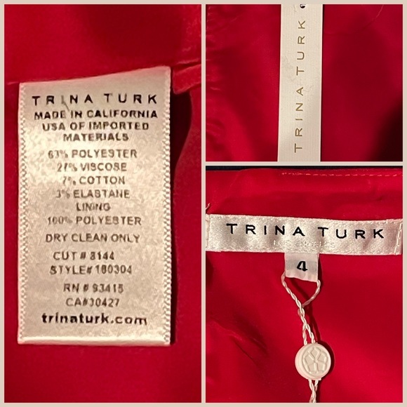 Trina Turk Spumante Fit And Flare Dress - Picture 9 of 9